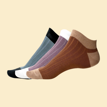 Men's cotton low cut ankle length socks Superior comfort (Pack of 3 pair)