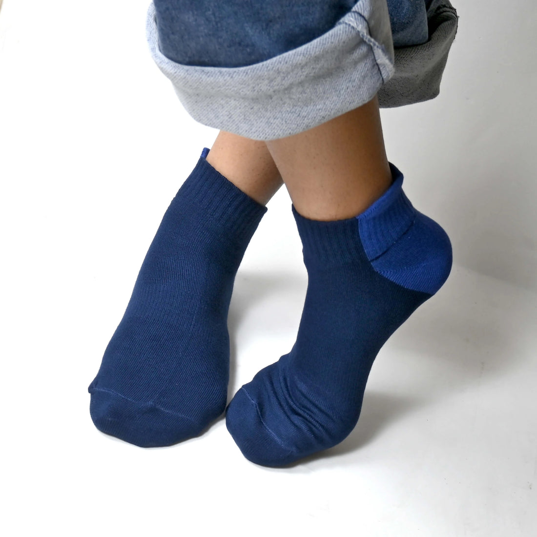 Men's cotton low cut ankle length socks (Pack of 4 pair)