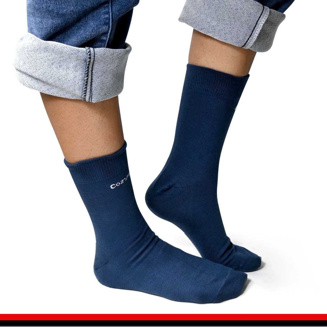 Men's cotton Crew ankle length socks (Pack of 5 pair)