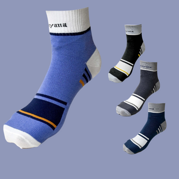 Mens' cotton ankle length socks (Pack of 4 pair)