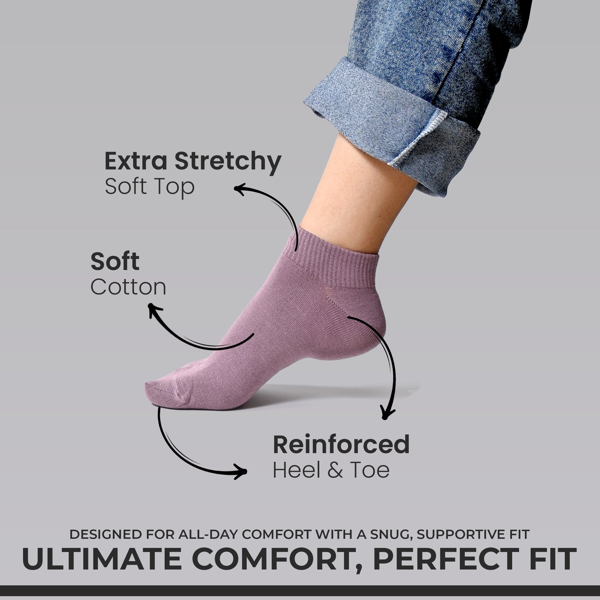 mens ankle length socks